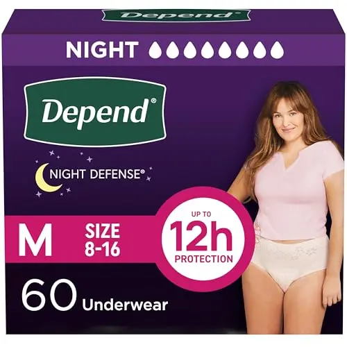 Depend Night Defense Incontinence Underwear for women