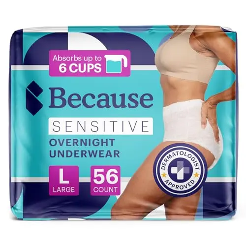 Because Adult Incontinence Underwear for sensitive skin